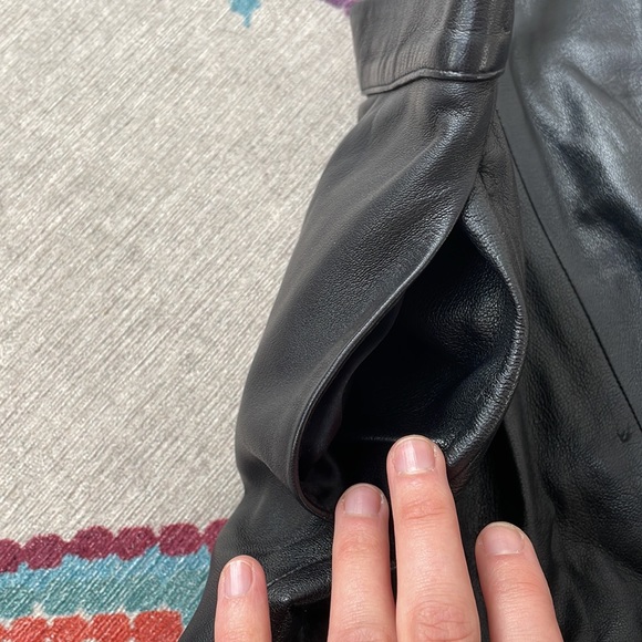 Hannah Marshall Genuine Leather Cutout pants - Picture 11 of 16